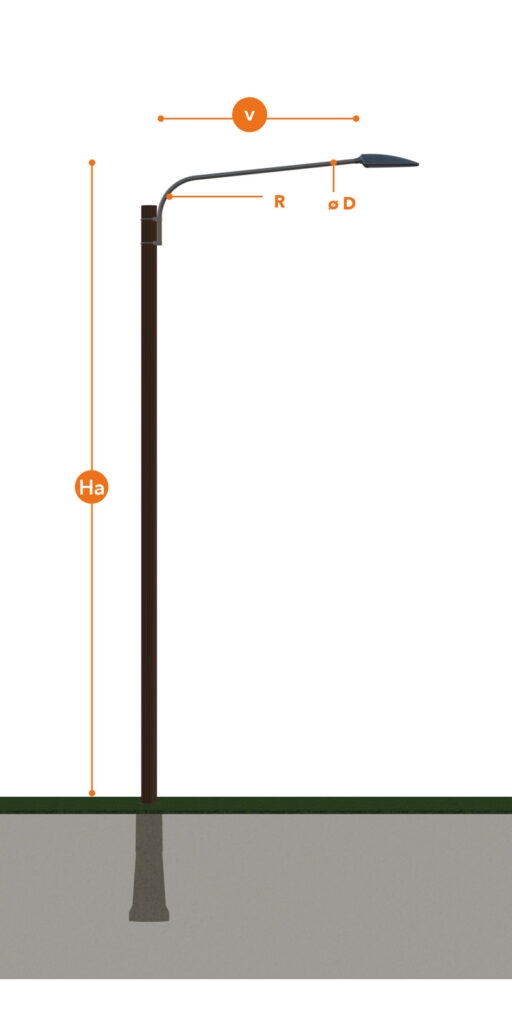 Blurred Our selection now also includes durable and collision-safe wooden poles